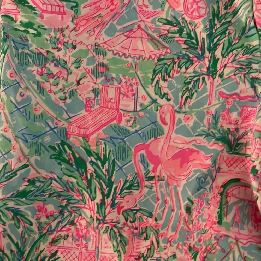 NWT LILLY PULITZER 29" KELLY KNIT HIGH RISE ANKLE LENGTH PANT BALI BLUE - size 0