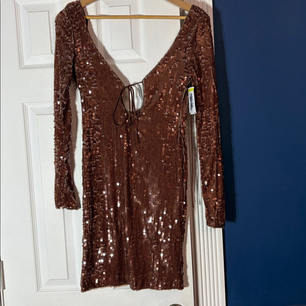 NEW BARDOT Verona Sequin Mini Dress