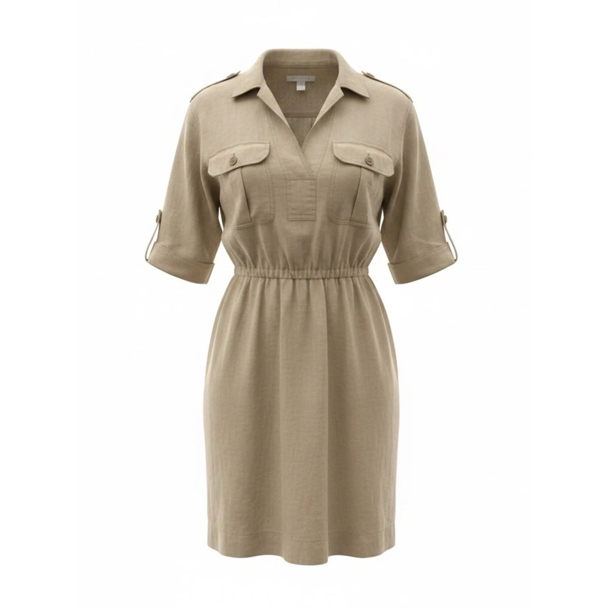 Burberry Brit Ramie Shirt Dress - 2 - Image 1