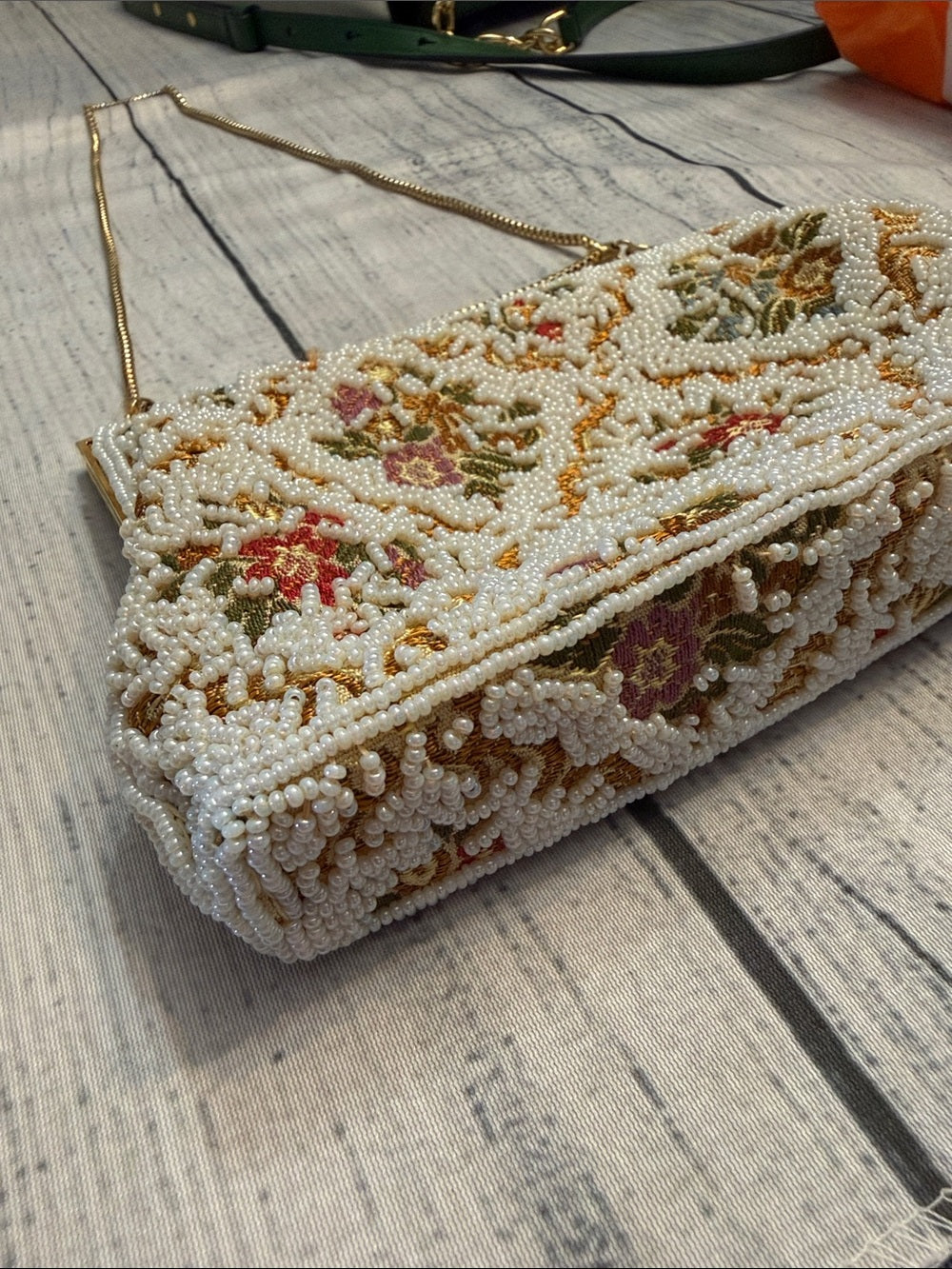 Vintage Glass Beaded Purse - Image 7