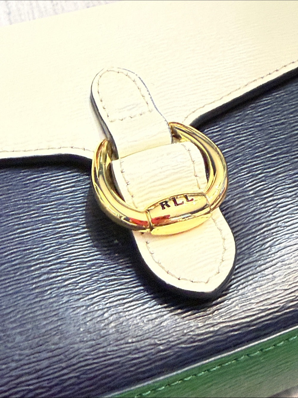 Ralph Lauren Bennington Flap Crossbody Colorblock - Image 4