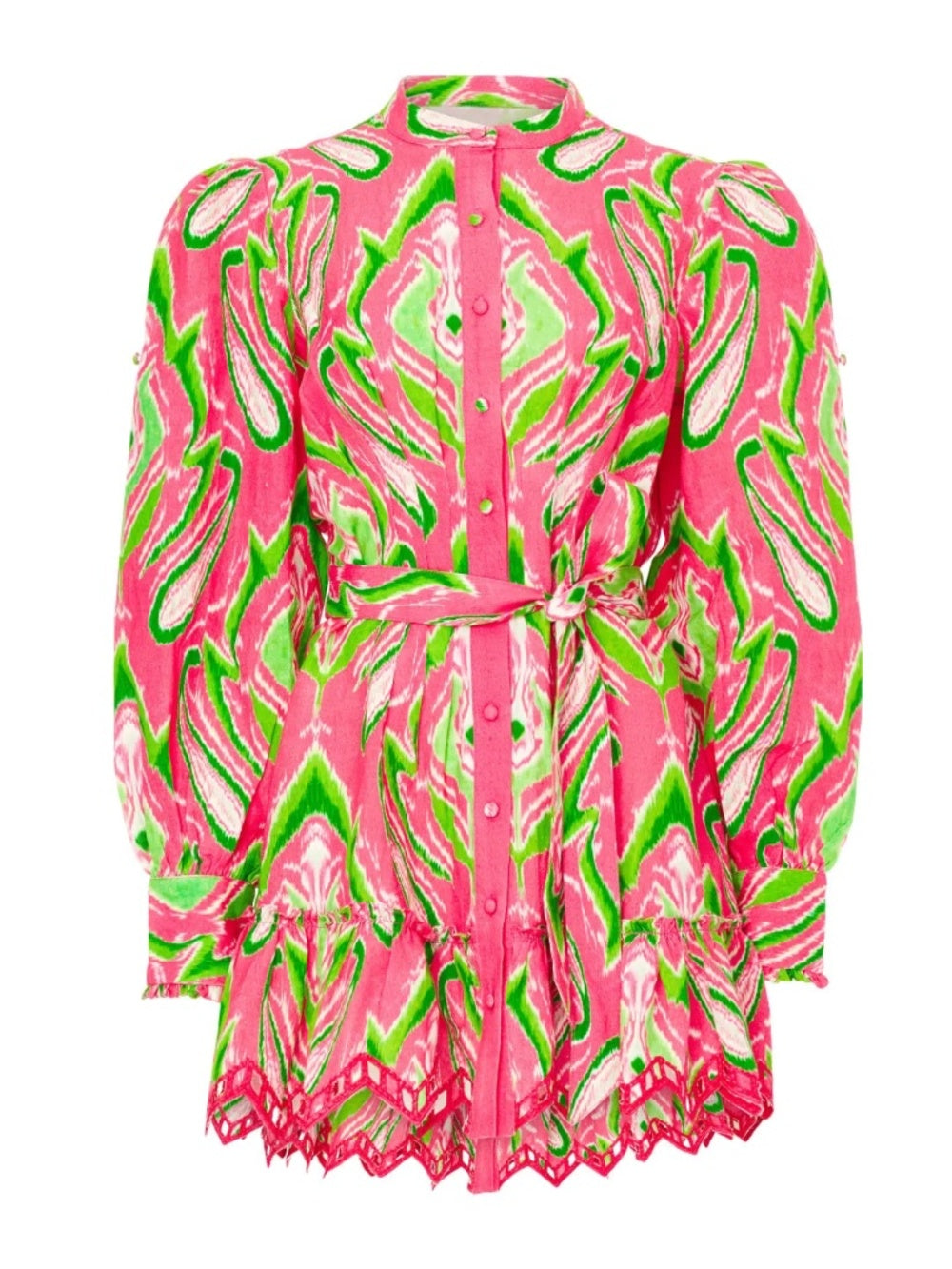 Hemant & Nandita Printed Mini Dress - size M - Image 1