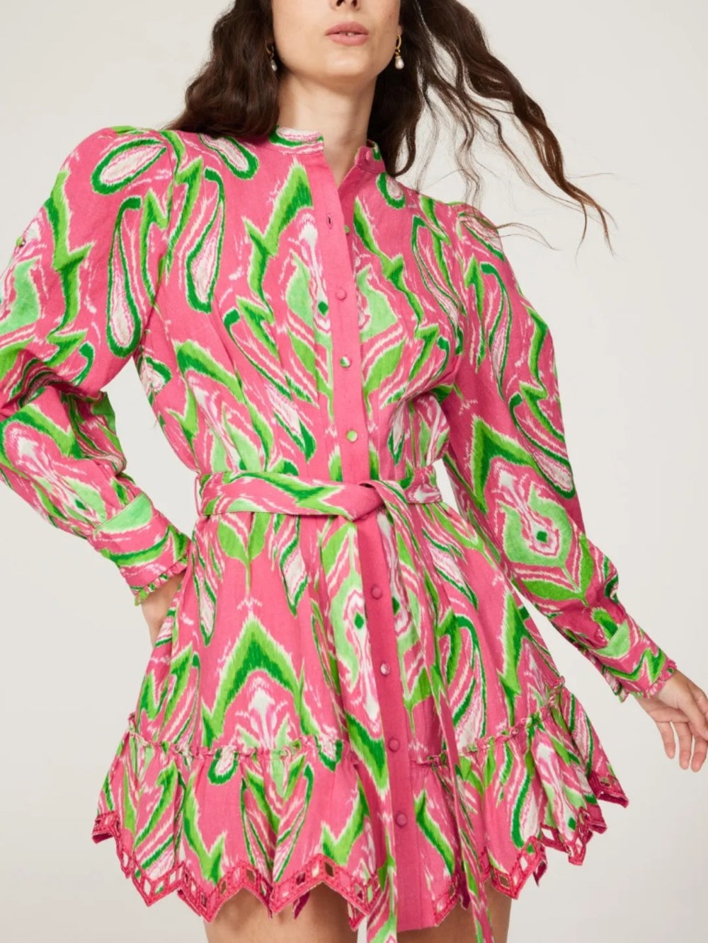 Hemant & Nandita Printed Mini Dress - size M - Image 2