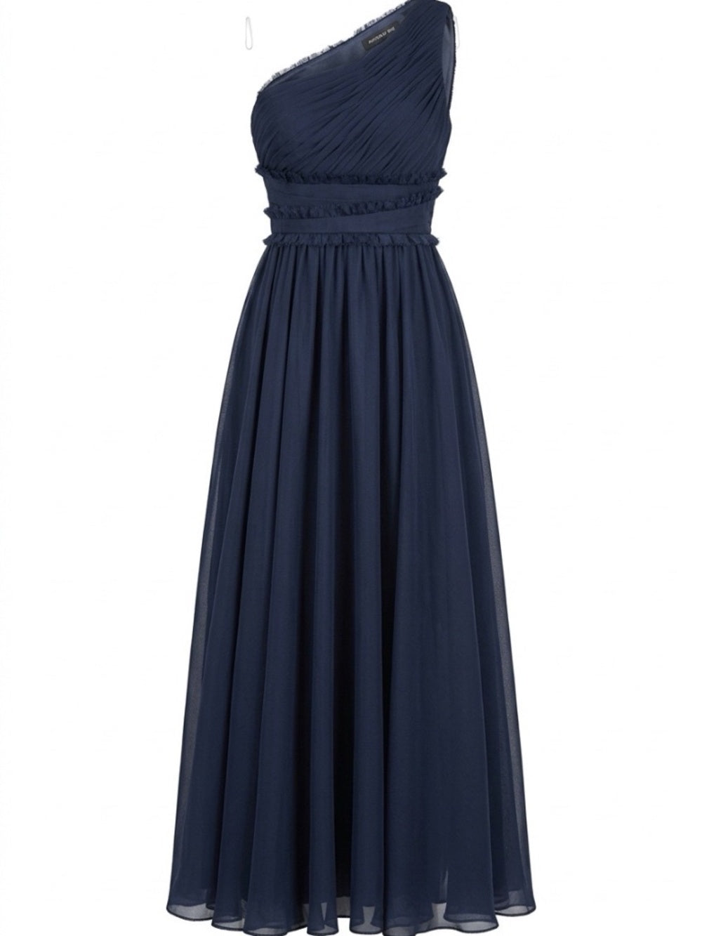 Monique Lhuillier One-Shoulder Long Dress - size 2 - Image 1