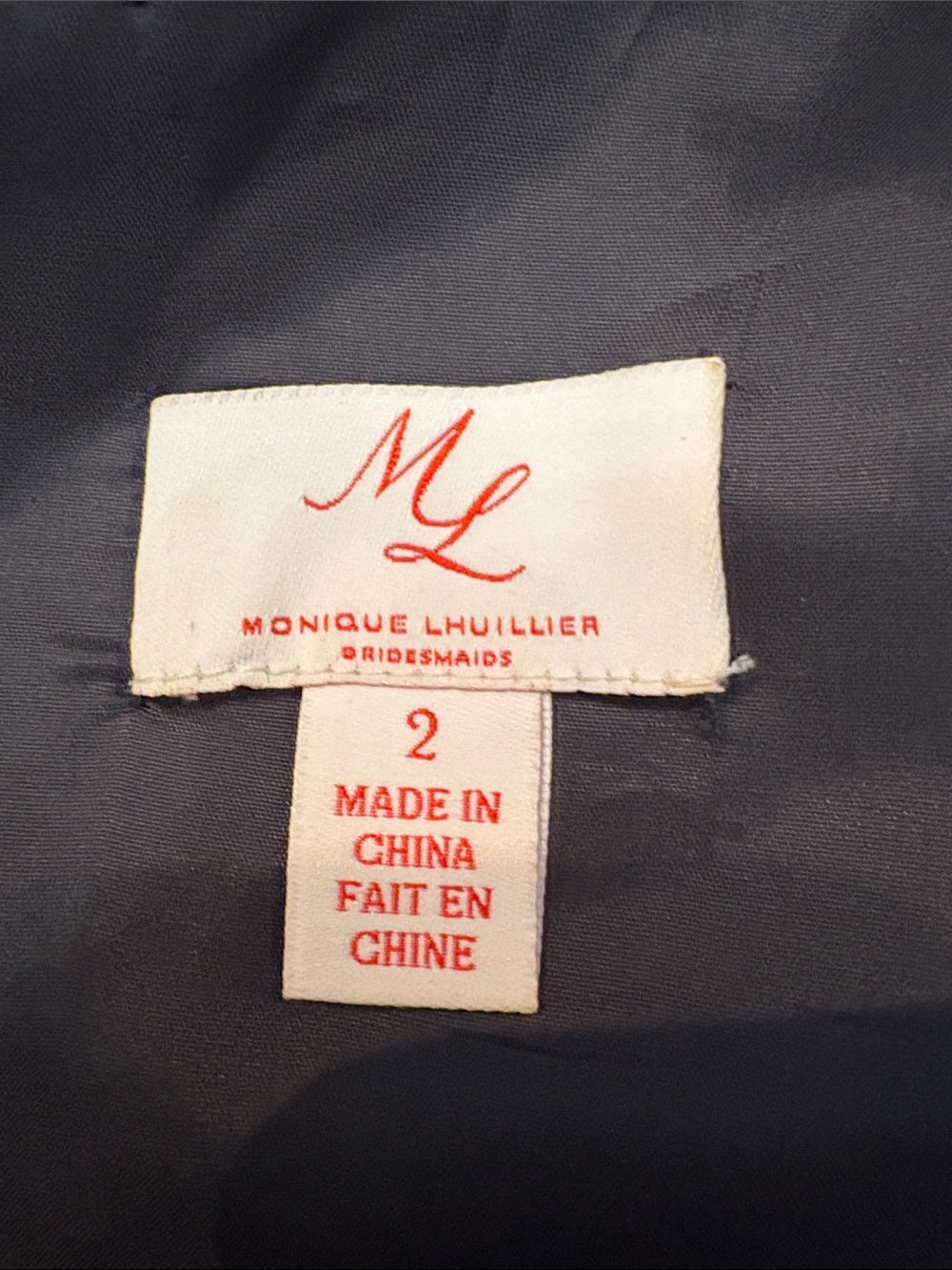 Monique Lhuillier One-Shoulder Long Dress - size 2 - Image 4