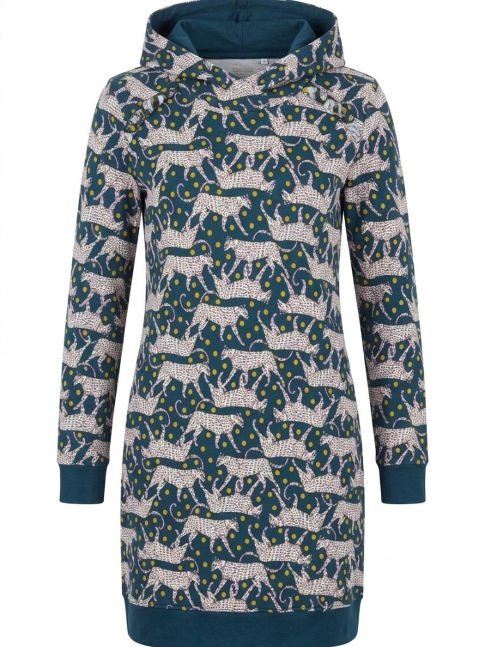 Kate Spade Dotted Panther Print sweater dress - size small