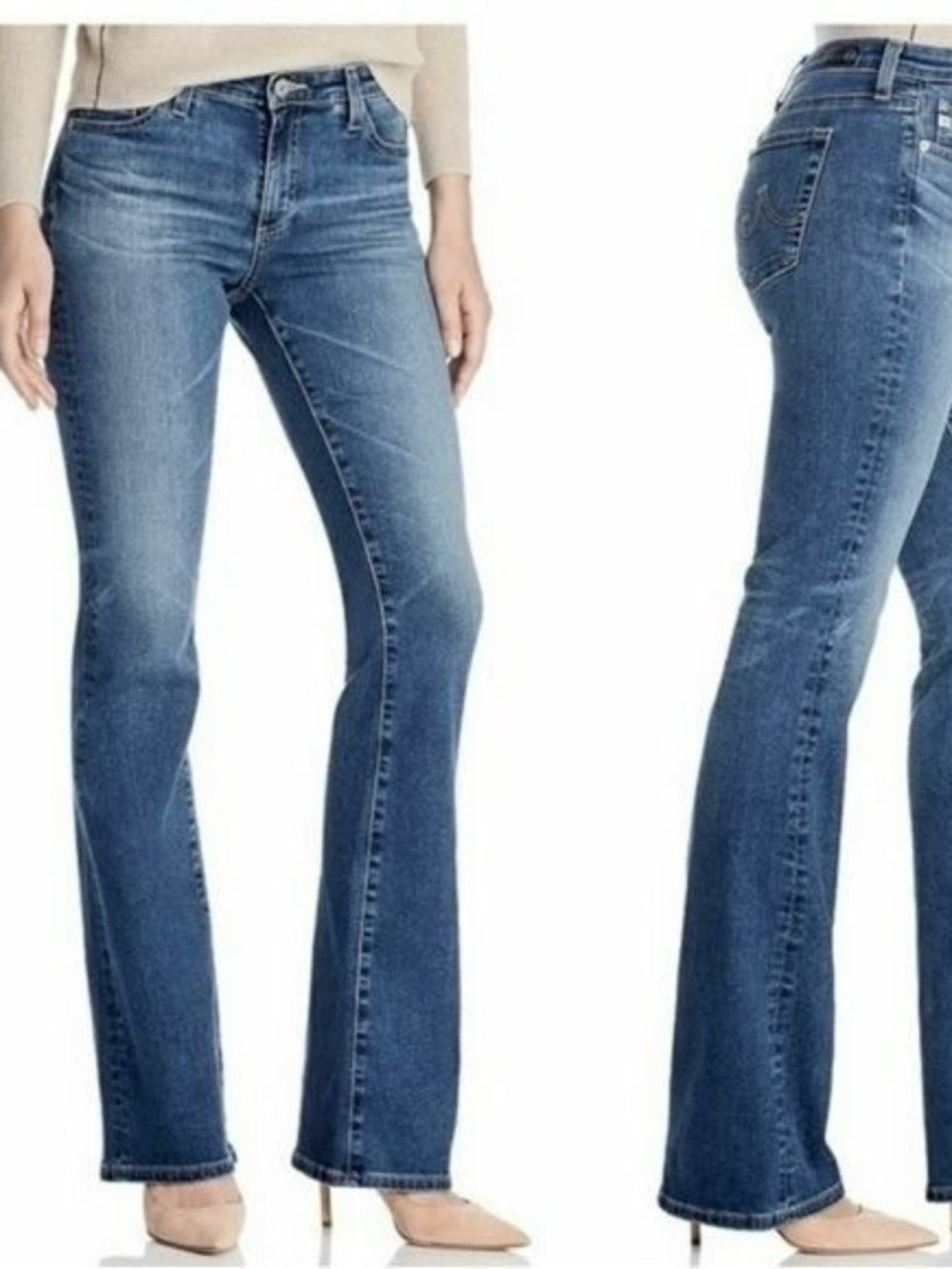 AG Adriano Goldschmied Angel Flare Leg Jeans - size 32 🌟 - Image 2
