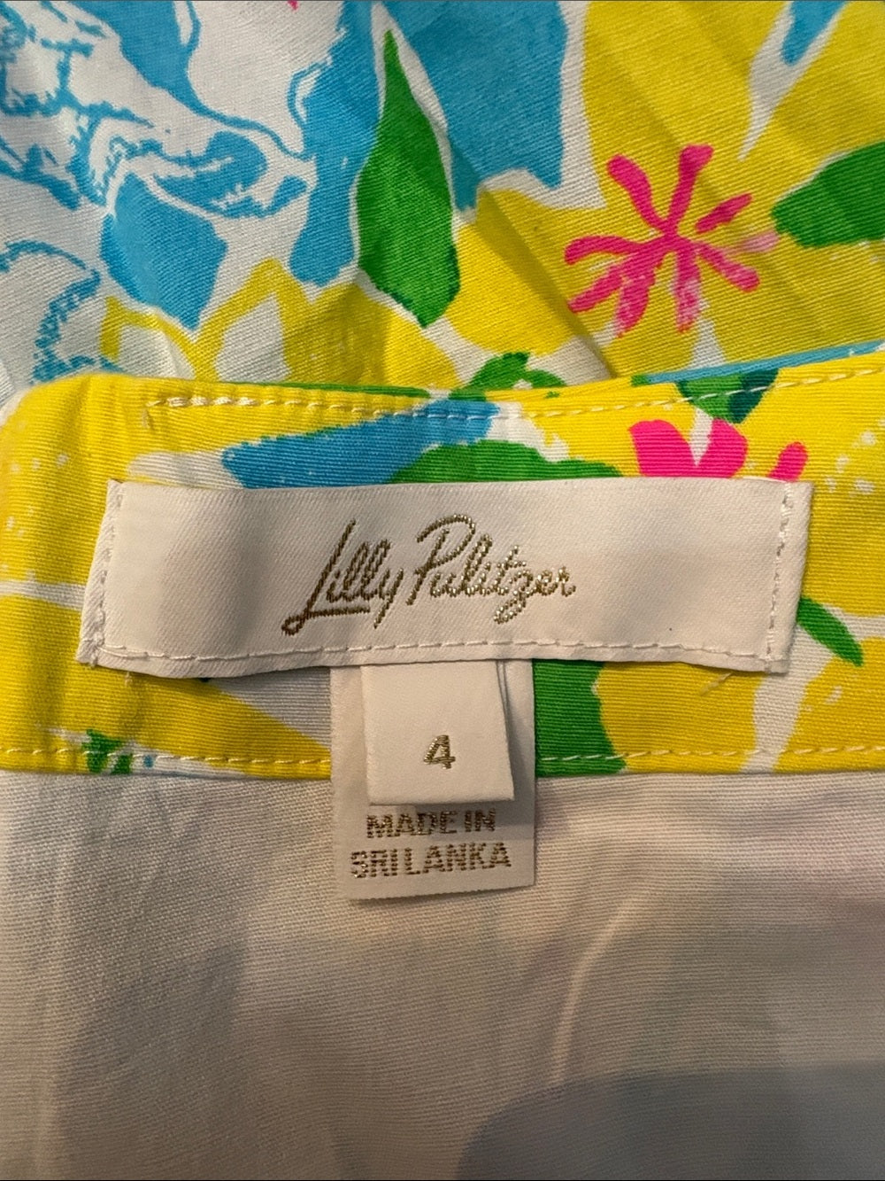 Lilly Pulitzer Kels Mini Skort Multi Lovely Lilly - size 4 - NEW - Image 4