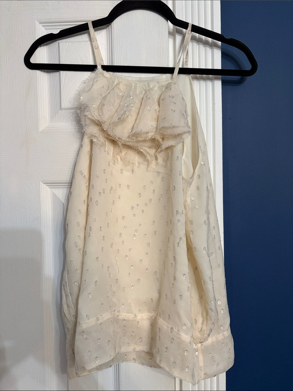Mark & James by Badgley Mischka Silk ruffle blouse - size small 🌟 - Image 3