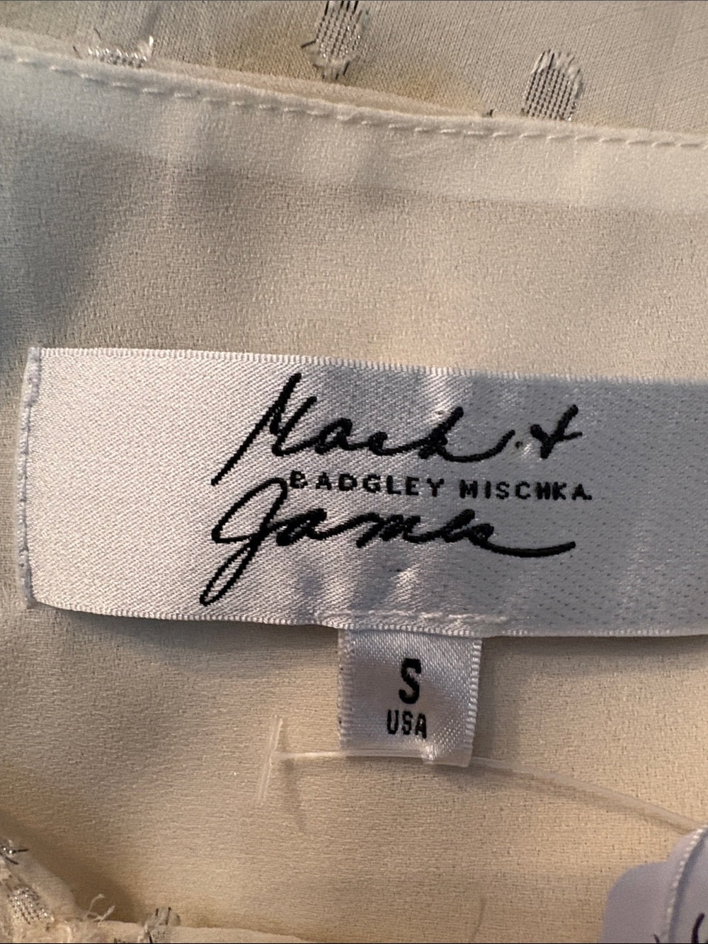 Mark & James by Badgley Mischka Silk ruffle blouse - size small 🌟 - Image 2