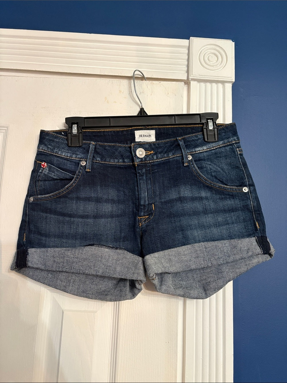Hudson Hampton Cuffed Denim Shorts - size 27 🌟 - Image 5