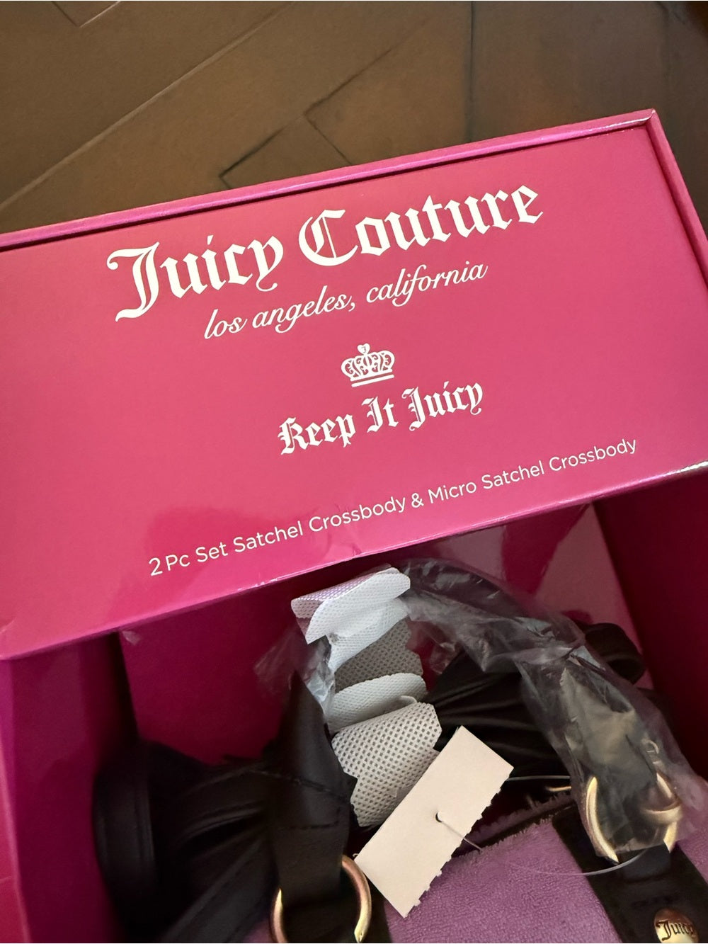 Juicy Couture Lovers Club Rare Satchels 2 Set - New in Box - Image 7
