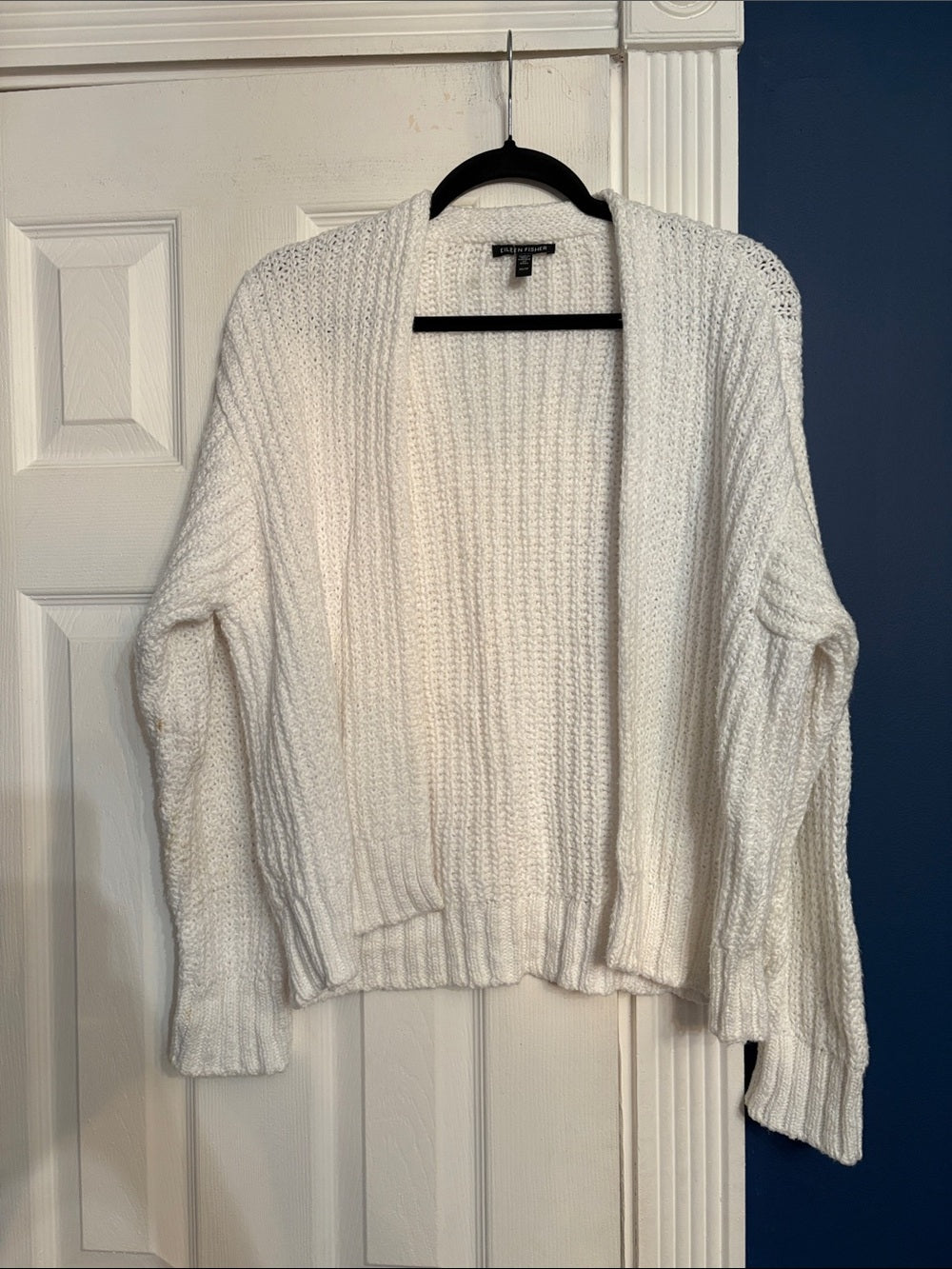 Eileen Fisher Organic Cotton Crimp Cardigan - size XS - Image 4