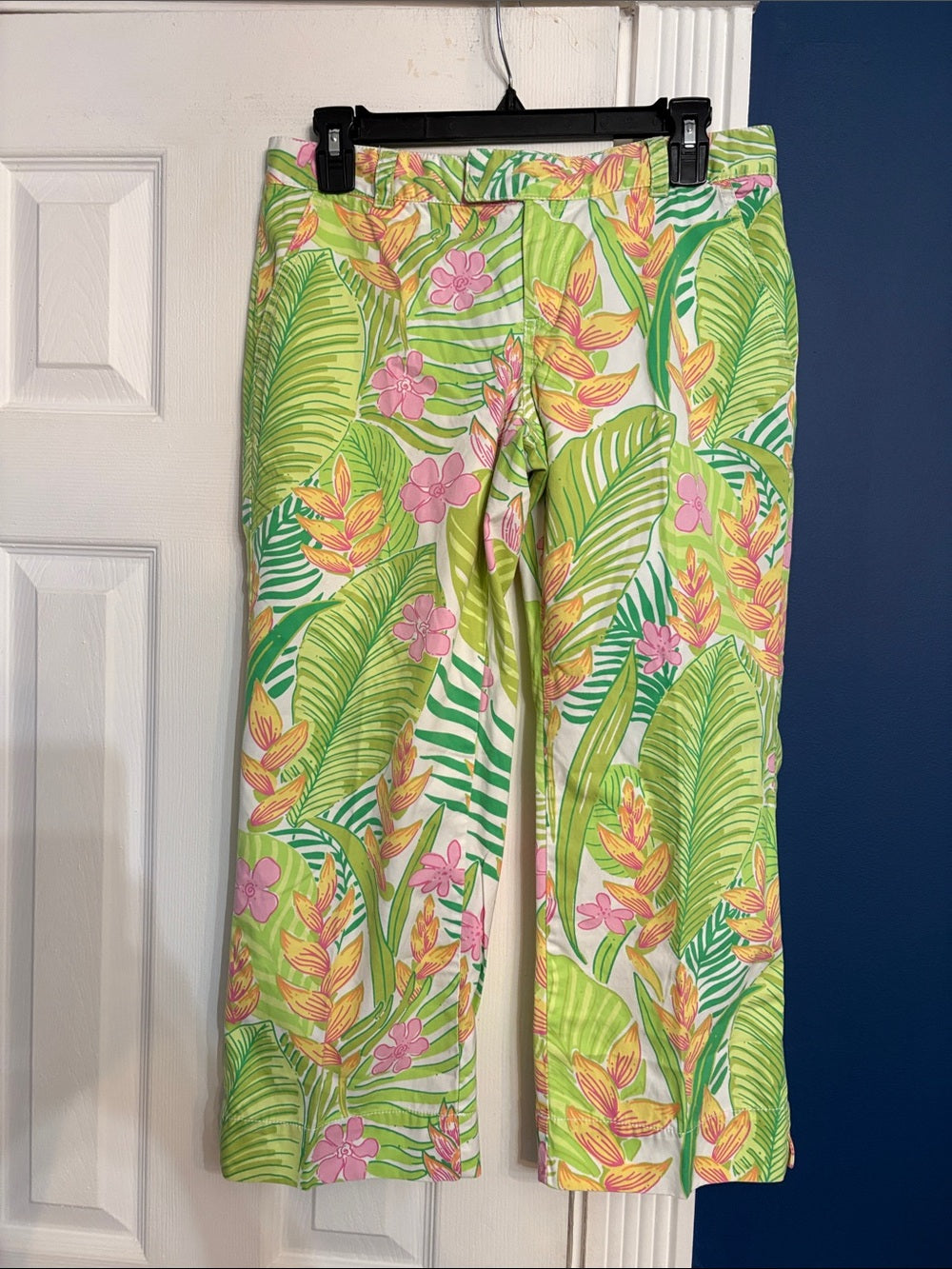 Lilly Pulitzer White Label Tropical cropped pants - size 4 - Image 4