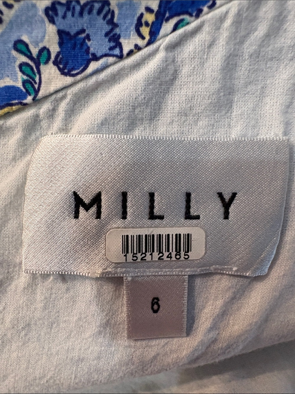 Milly Brinlee Paisley Asymmetric Side Cut Out Mini Dress - size 6 - Image 7