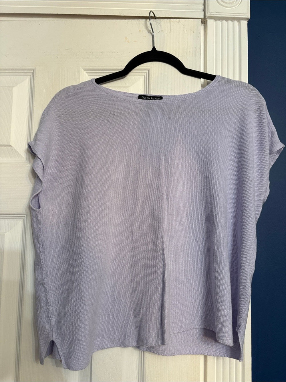 Eileen Fisher Women's Boxy Cap Sleeve Top Organic Linen - size M 🌟 - Image 4
