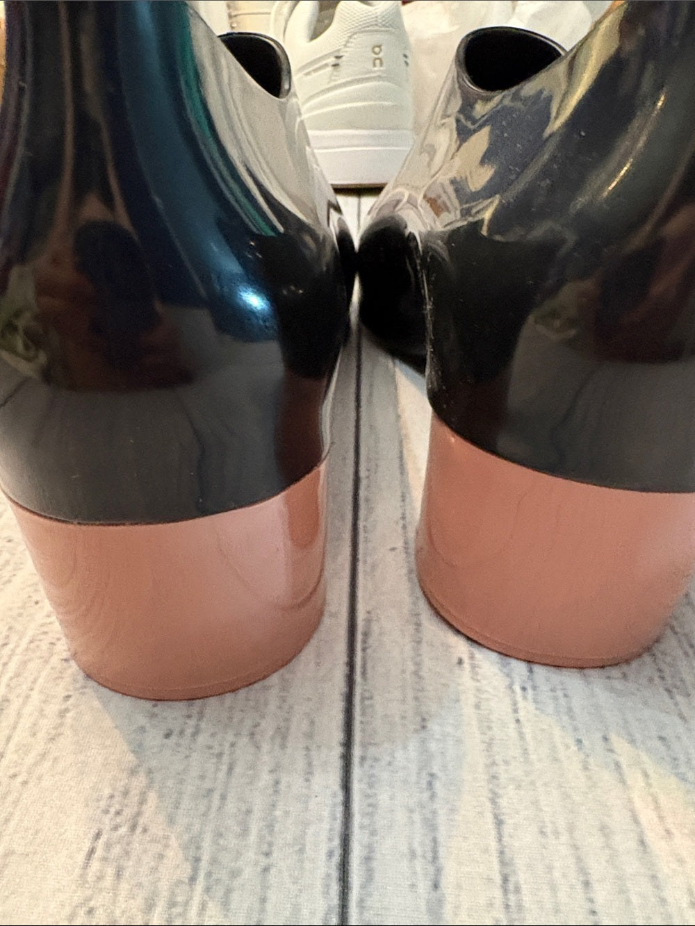 MELISSA MID BLACK-PINK PUMP - size 8 - NEW 🌟 - Image 4