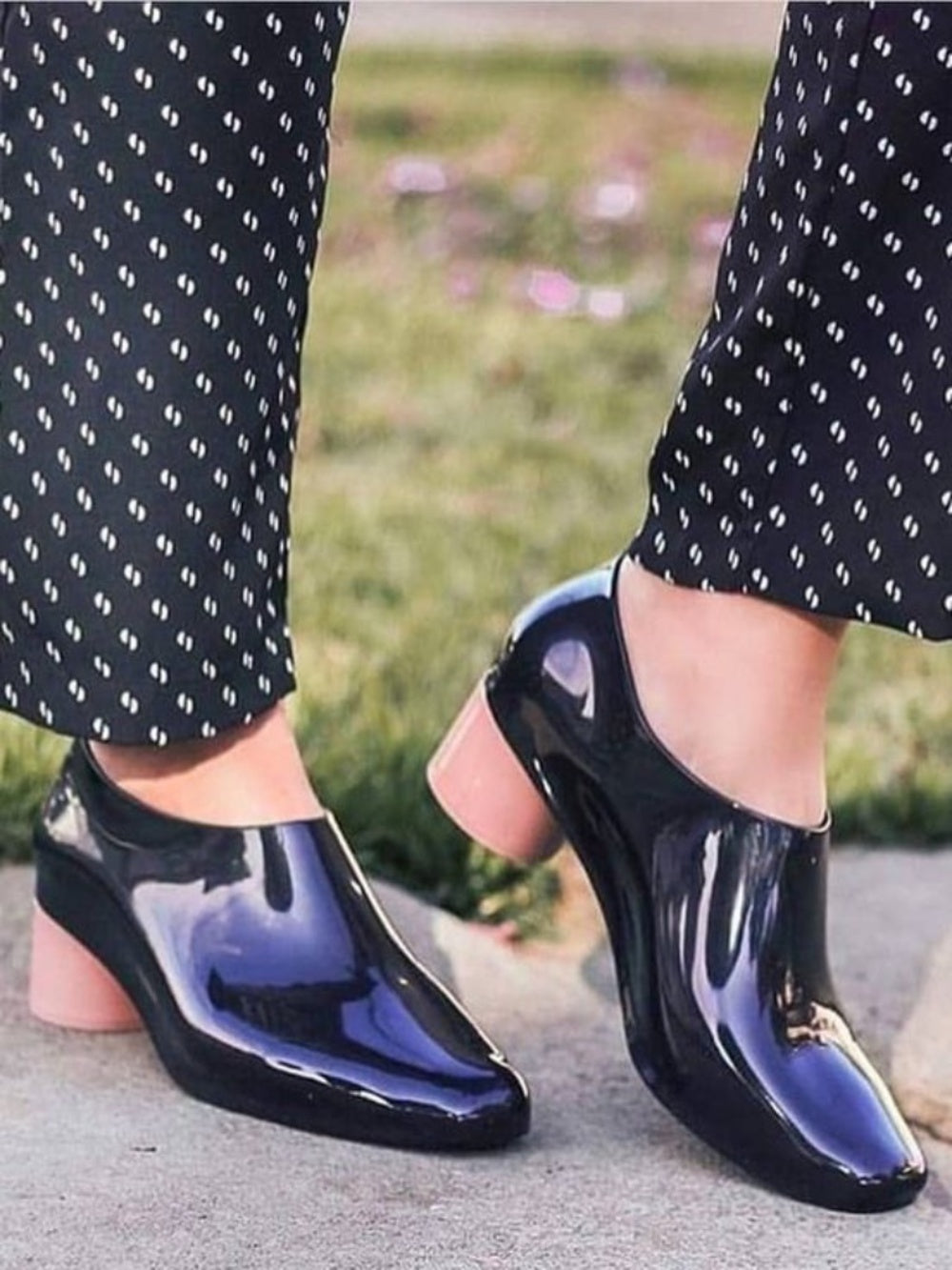 MELISSA MID BLACK-PINK PUMP - size 8 - NEW 🌟 - Image 2
