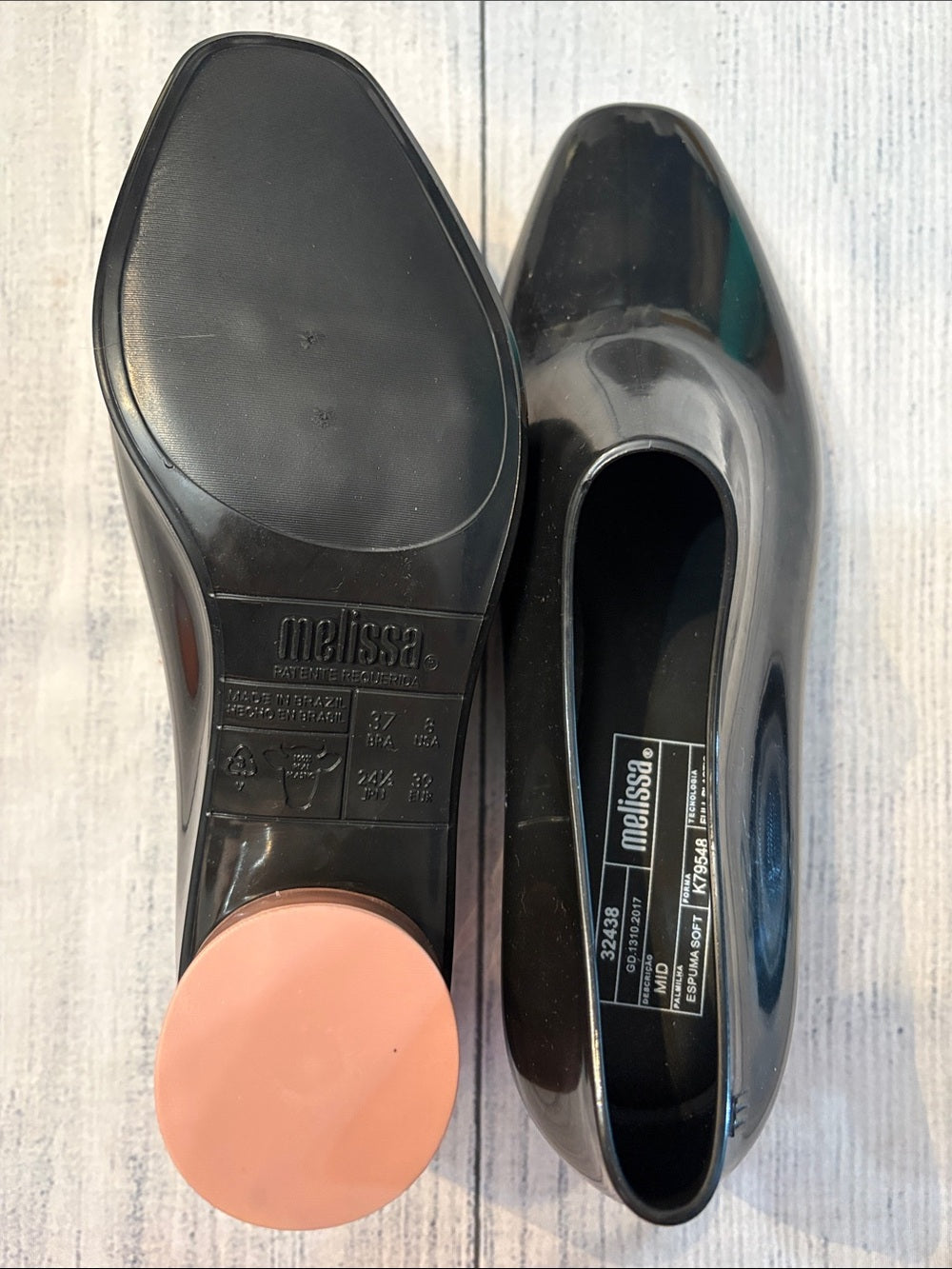 MELISSA MID BLACK-PINK PUMP - size 8 - NEW 🌟 - Image 5