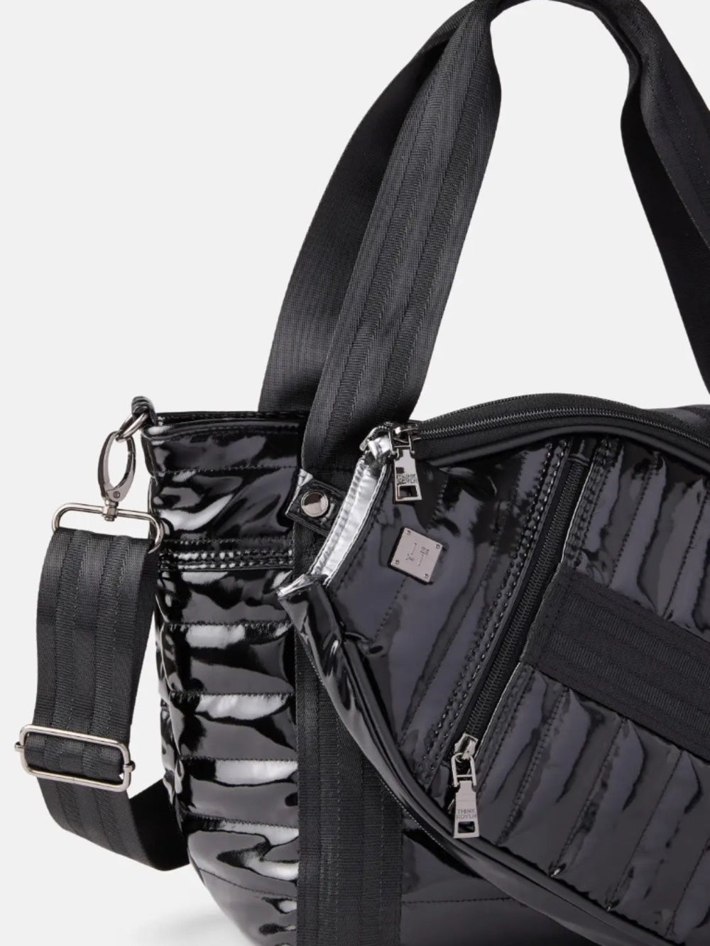 ACE OF THE COURT PICKLEBALL BAG BLACK PATENT - Image 4