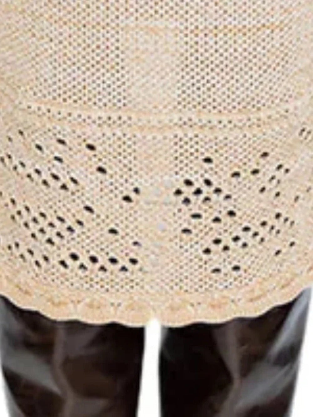 TORN BY RONNY KOBO Celeste Dress Open Knit Midi Dress - size M 🌟 - Image 3
