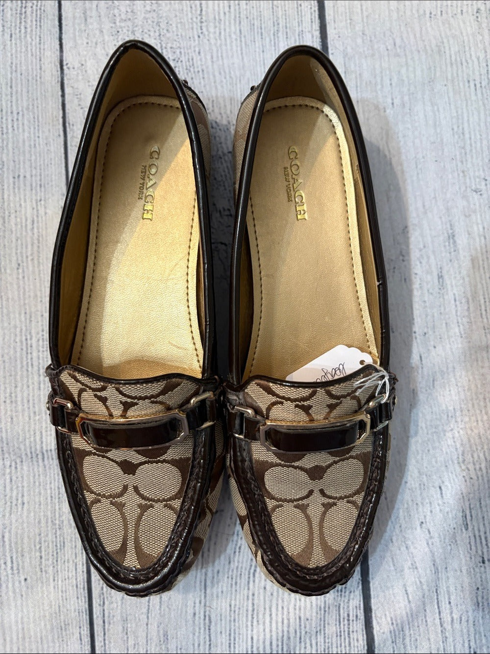 COACH Women's Felisha Signature Flat Loafers - size 7.5 B 🌟 - Image 4