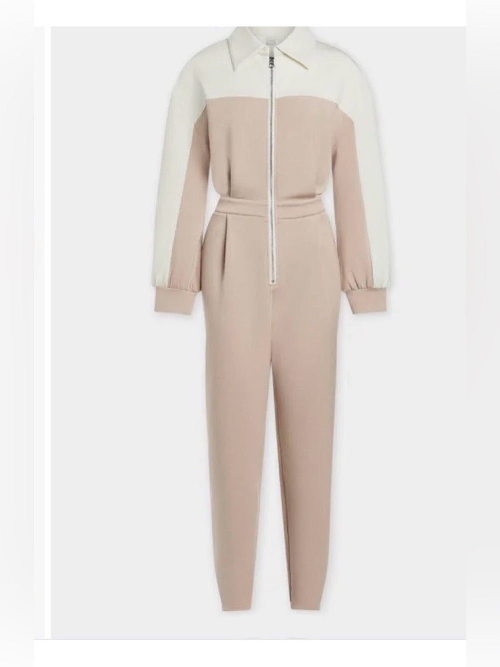 Varley Jessie color block zip up jumpsuit - size XS - Image 1
