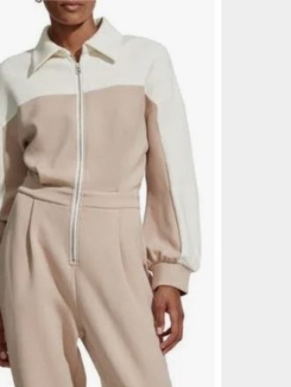 Varley Jessie color block zip up jumpsuit - size XS - Image 2