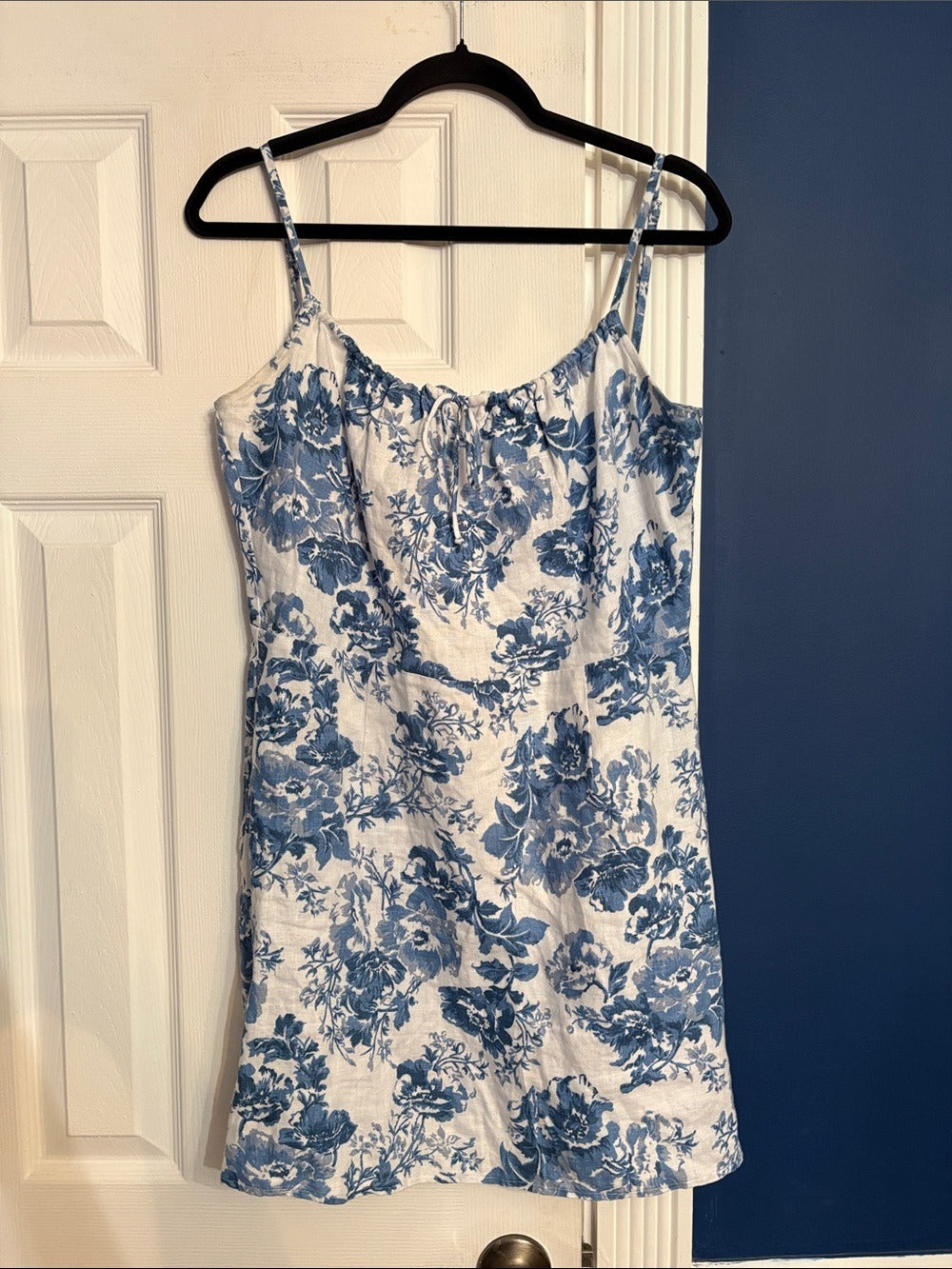 Reformation Violaine Linen Dress in Olympia - size 10 - Image 7