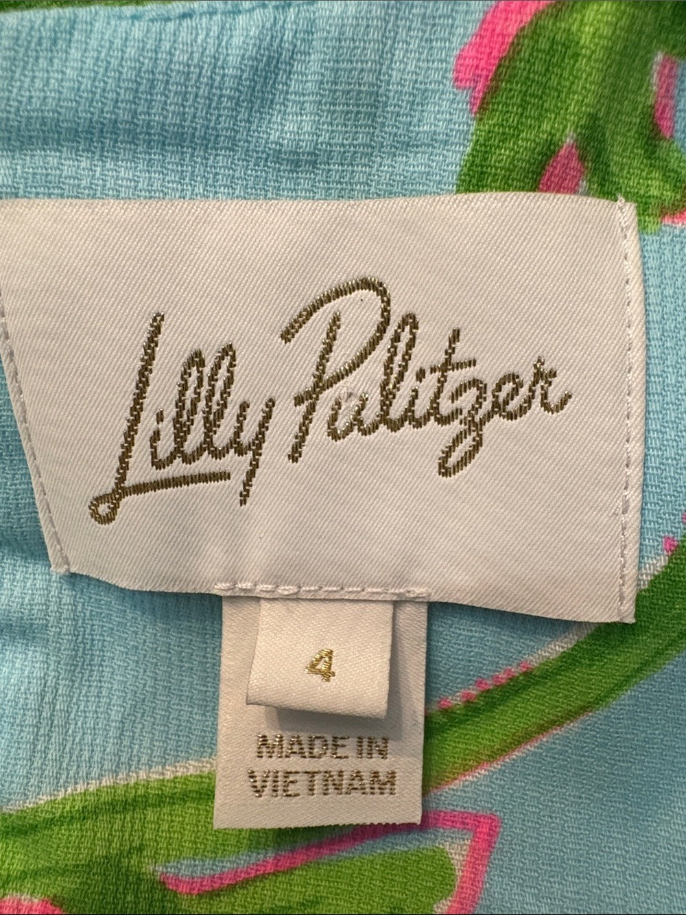 Lilly Pulitzer Sidonie Floral Stretch Shift Minidress - size 4 - Image 4