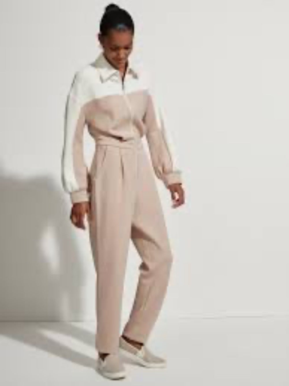 Varley Jessie color block zip up jumpsuit - size XS - Image 4