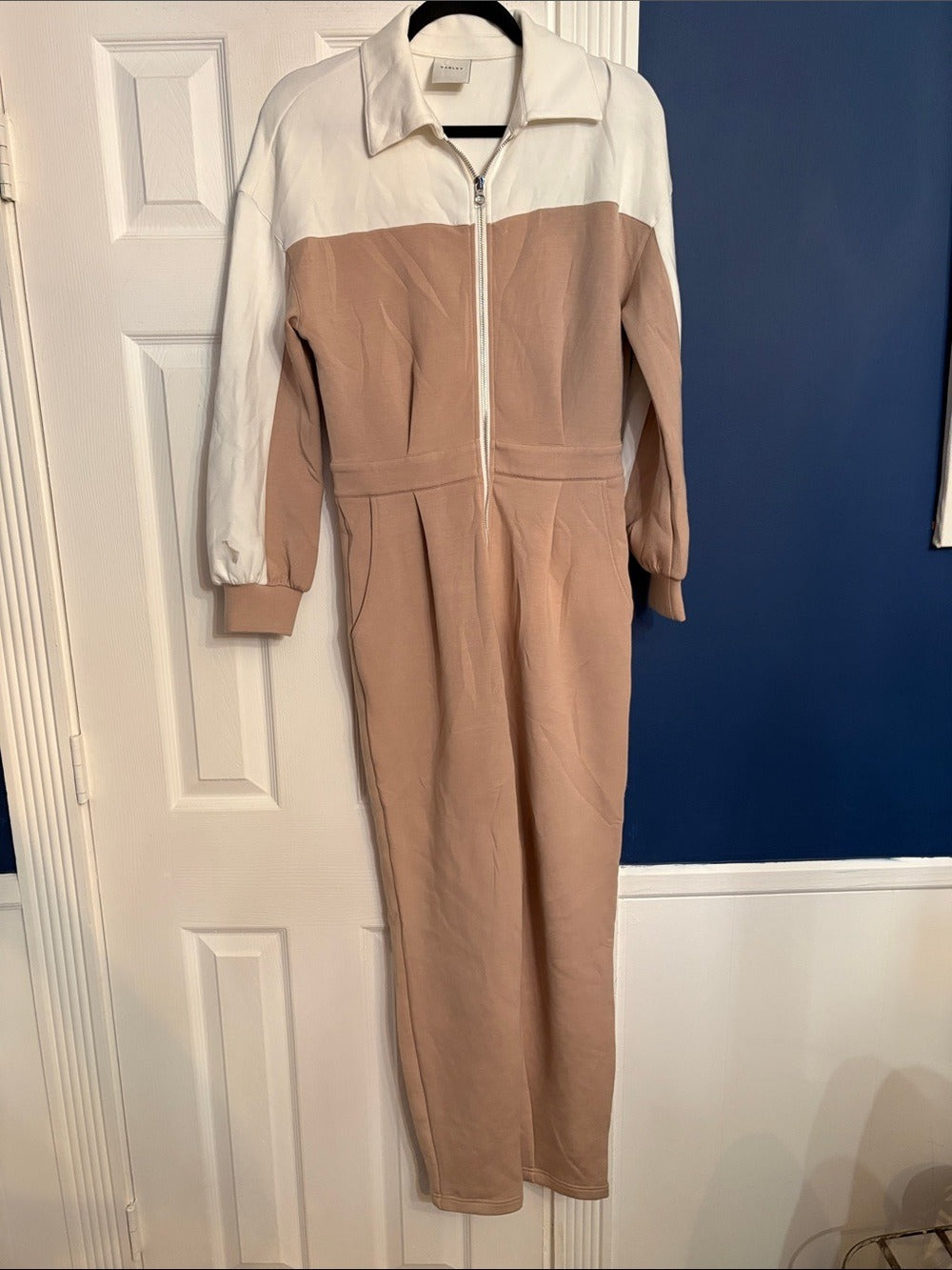 Varley Jessie color block zip up jumpsuit - size XS - Image 6