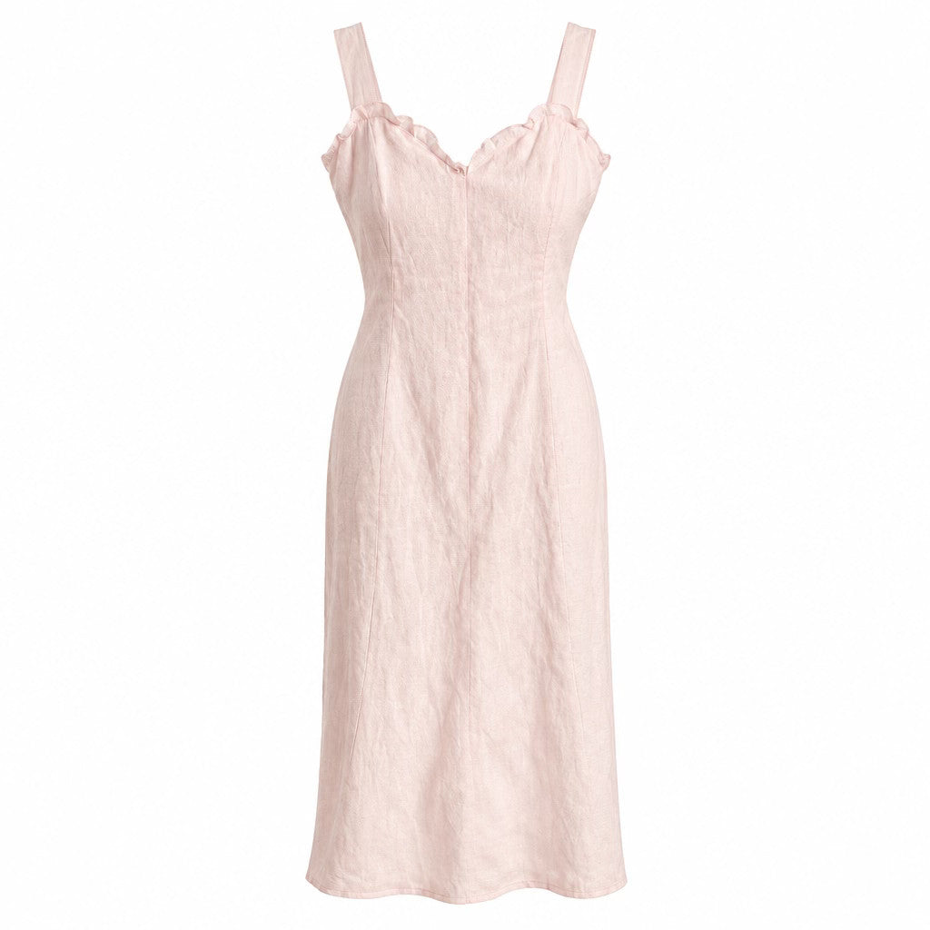 Poupette St. Barth Linen Vintage Dress - 8 - Image 1