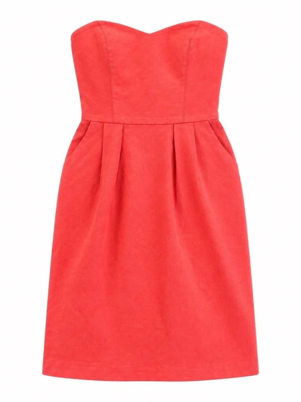 Amanda Uprichard Red Strapless Dress - size M - Image 1