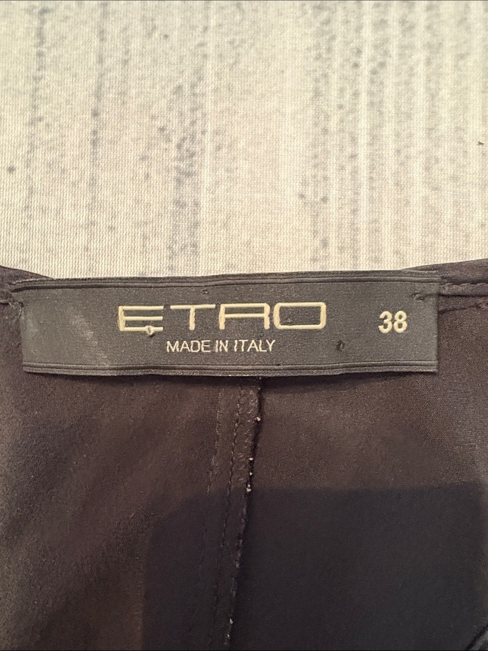 Etro mix print asymmetrical mini dress - size 38 (small) - Image 3