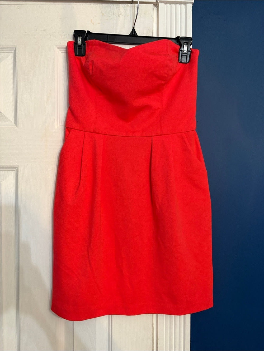 Amanda Uprichard Red Strapless Dress - size M - Image 4