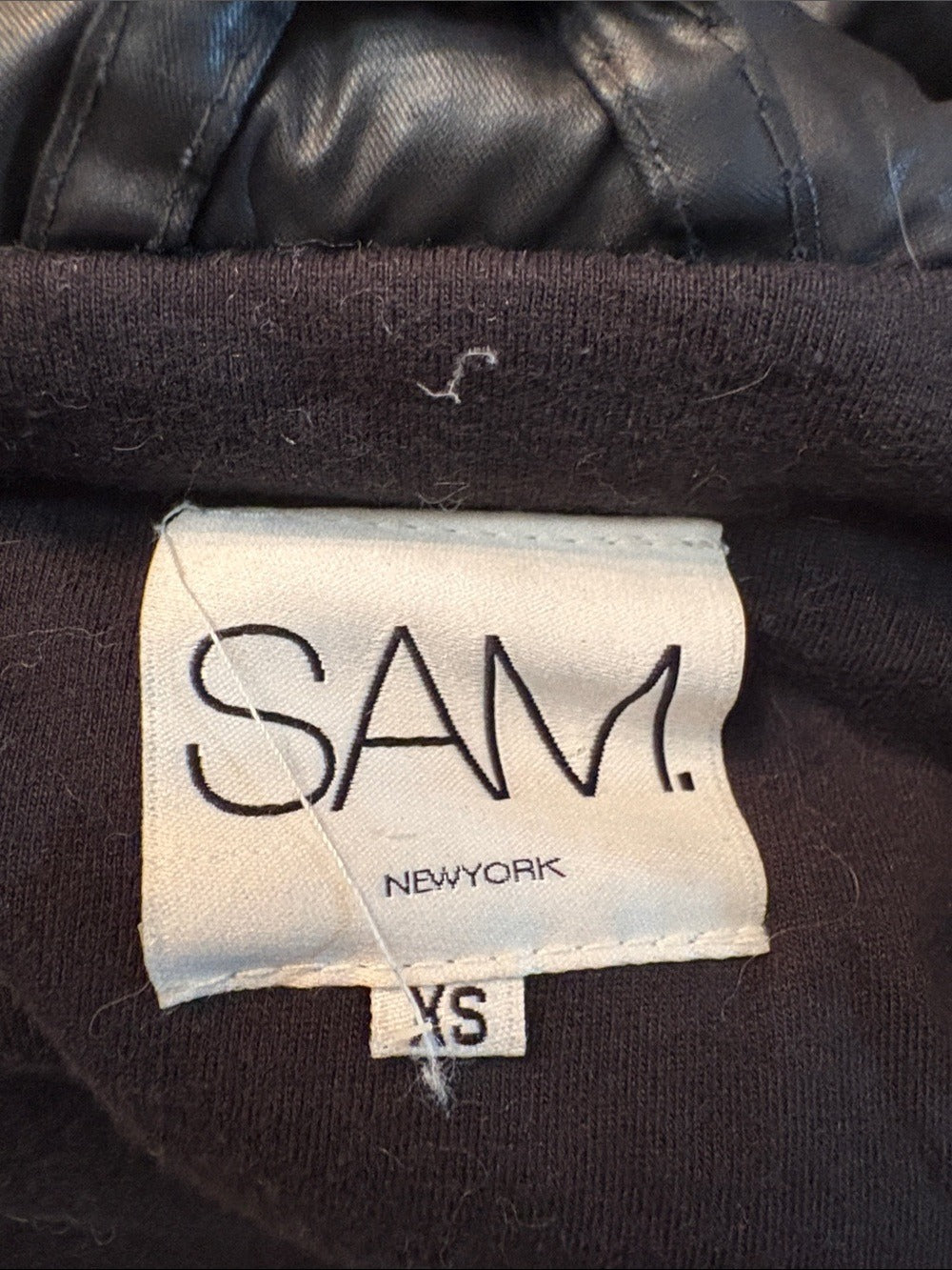 SAM. Womens Front Zip Hooded Fox Coated parka - size XS - Image 2