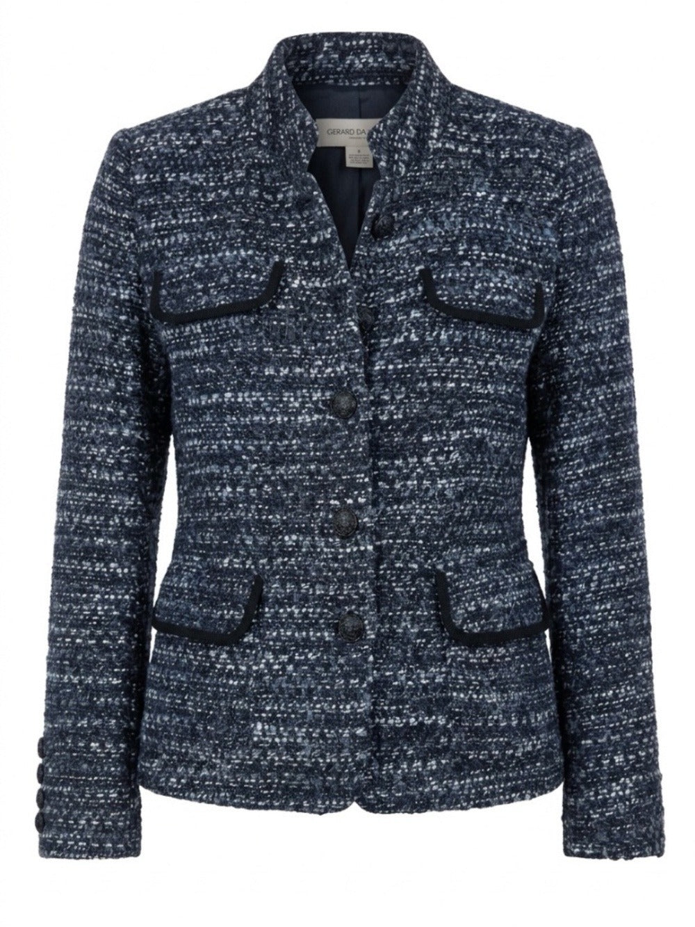 Gerard Darel wool blend tweed jacket - size 36 (small) - Image 1