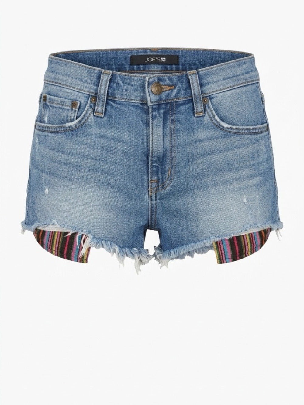 Joe's Jeans Kiana Distressed Frayed Hem Cut Off Denim Shorts - size 26 - Image 1