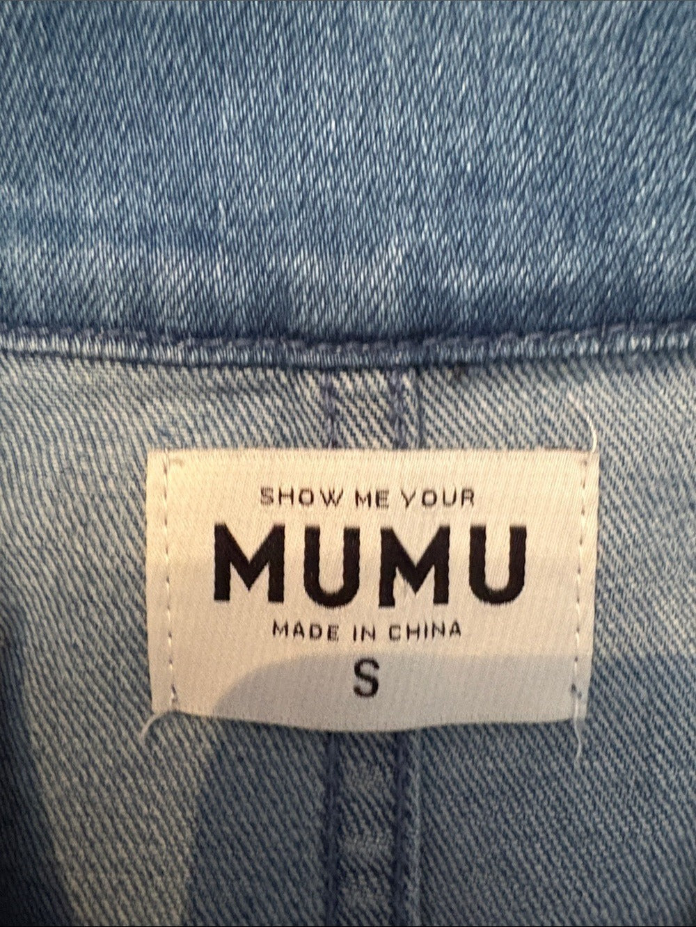 Show Me Your Mumu Emery Jumpsuit French Blue - size small - Image 4