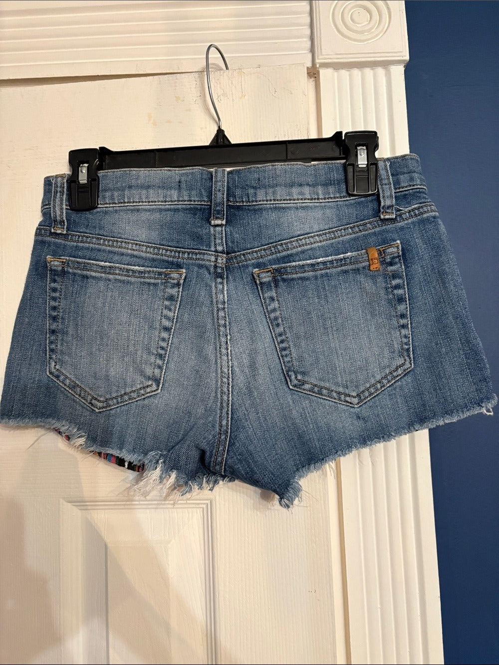 Joe's Jeans Kiana Distressed Frayed Hem Cut Off Denim Shorts - size 26 - Image 5
