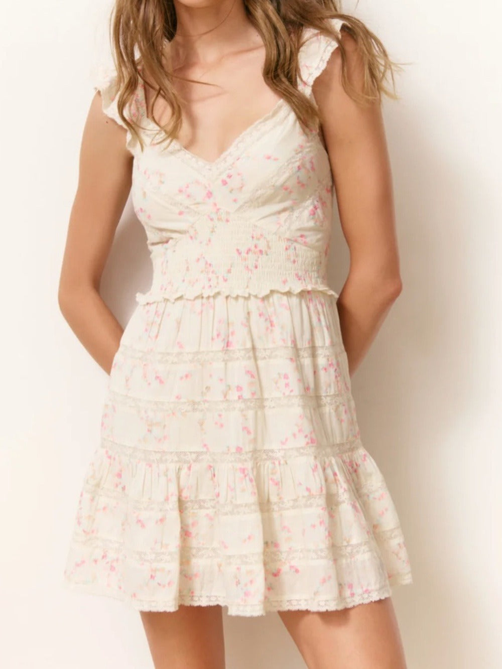 LoveShackFancy Finny Cotton Rosa Fleur Mini Dress - M 🌟 - Image 1