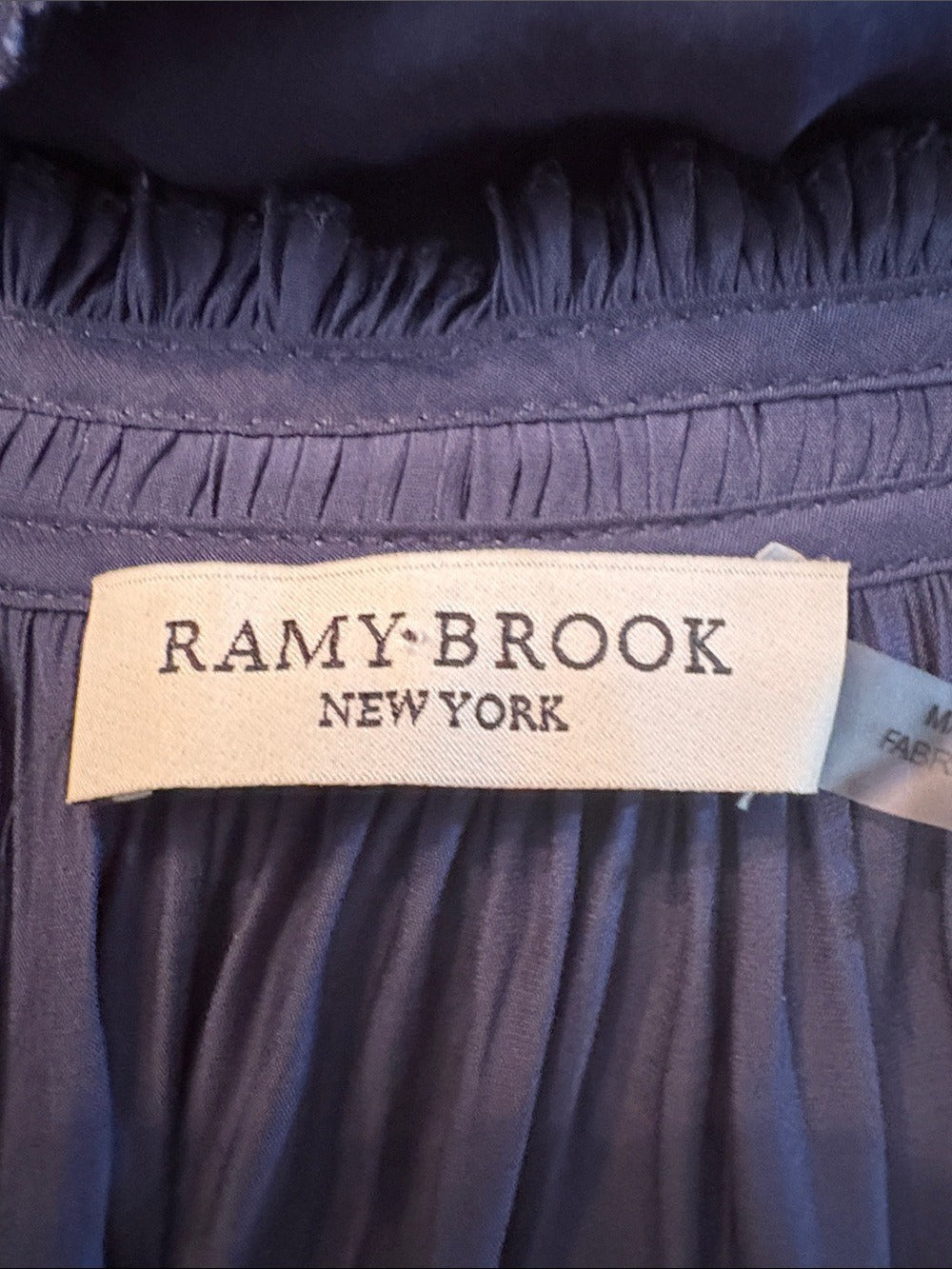 Ramy Brook blue embroidered mini dress - size XS - Image 3
