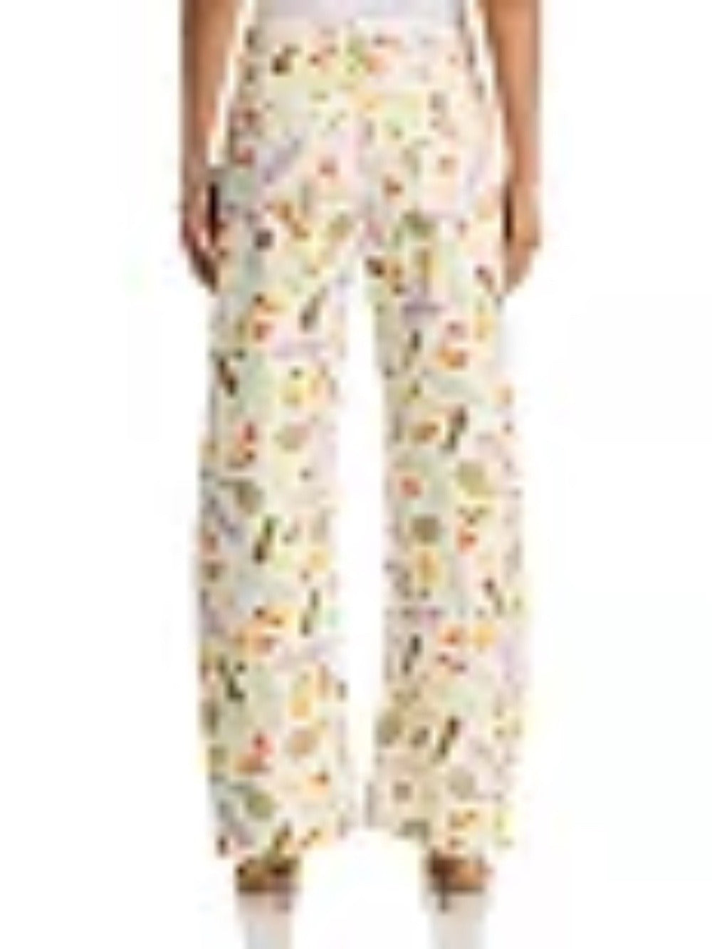 AQUA x Lisa Says Gah Farmstand Print Denim Top & Wide Leg Pants - size 25 - Image 3