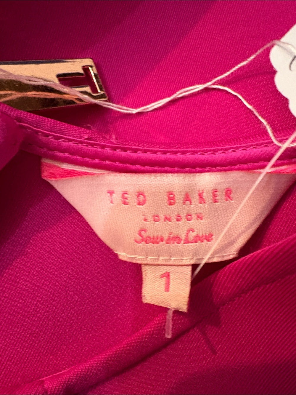 Ted Baker "Sew in Love" Skater Pink Dress - 1 (size 4) 🌟 - Image 2