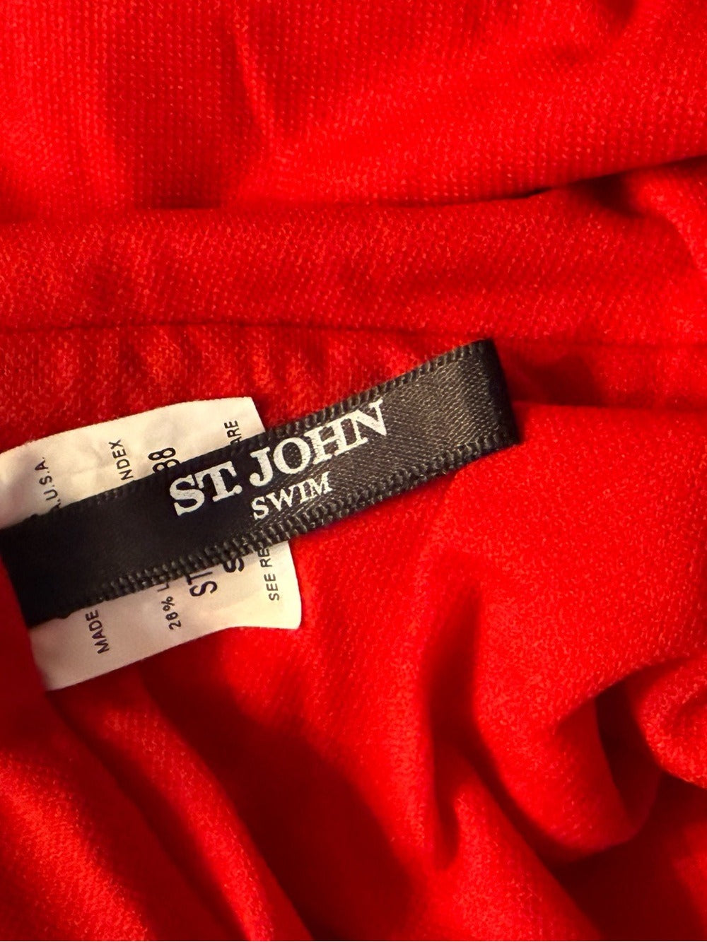 St. John Swim Black and Gold Animal-Print One piece bathing suit - size 10 - Image 5