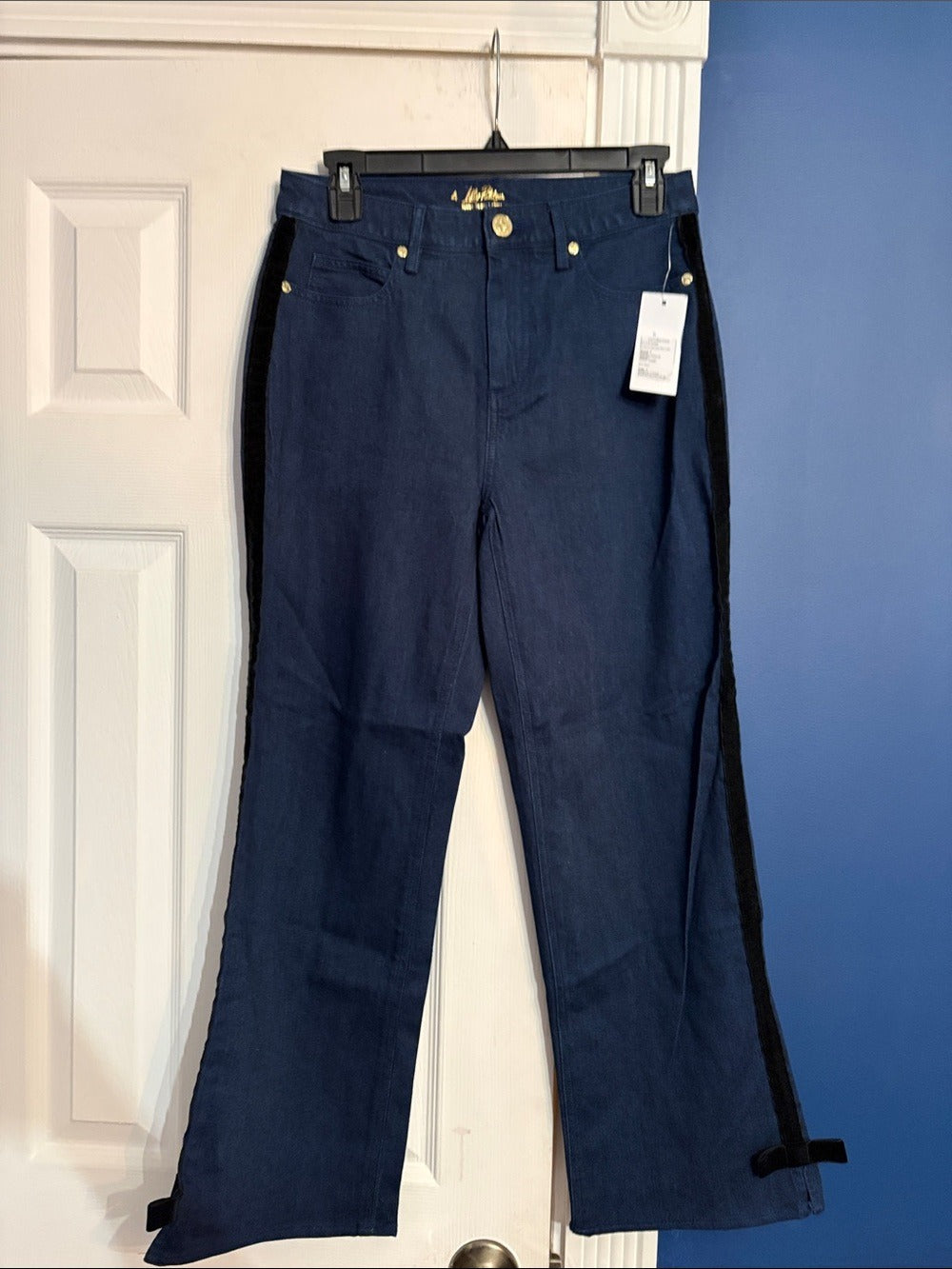 Lilly Pulitzer x Disney Lindessa High Rise Bow jean - size 4 - NWT - Image 3