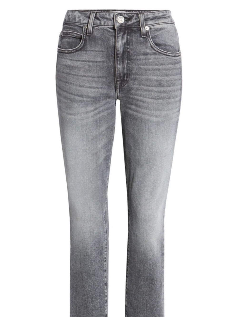 SLVRLAKE Denim Lou Lou High Waist Slim Jeans River Moon Grey - size 27 🌟 - Image 4