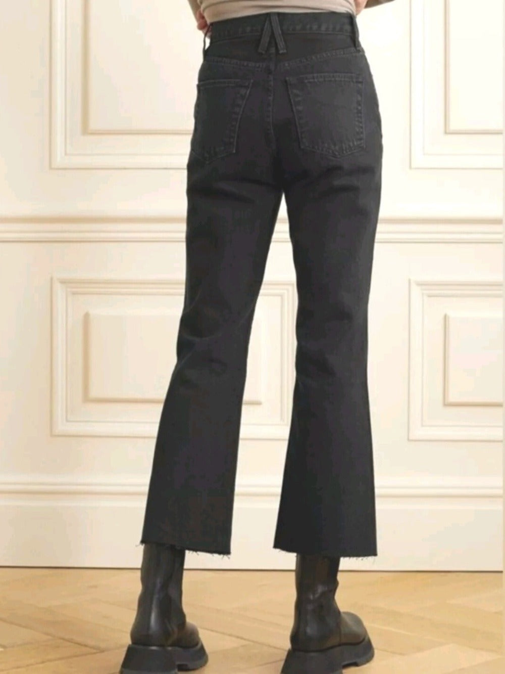 SLVRLAKE Frankie Cropped High-Rise Flared Jeans - size 26 🌟 - Image 3