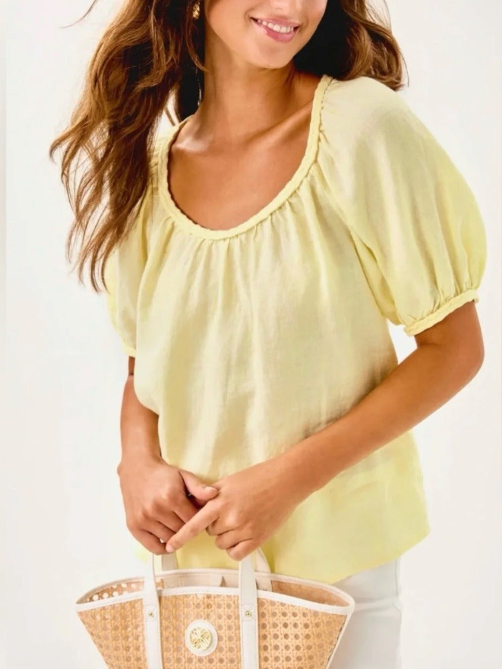 Lilly Pulitzer Calais Linen Top - M 🌟 - Image 1